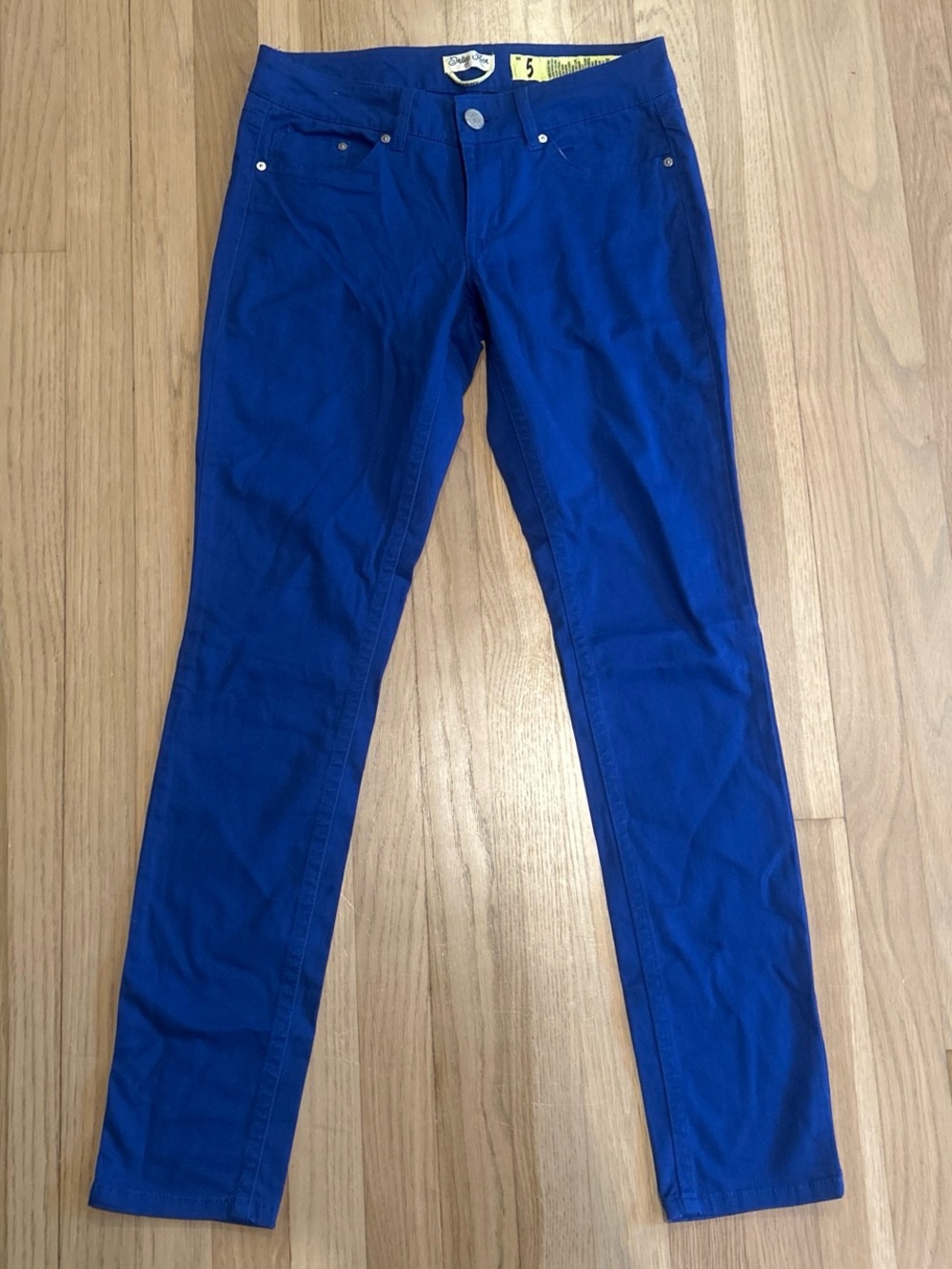 Indigo Rein Women’s Skinny Jeans in Cobalt Blue
